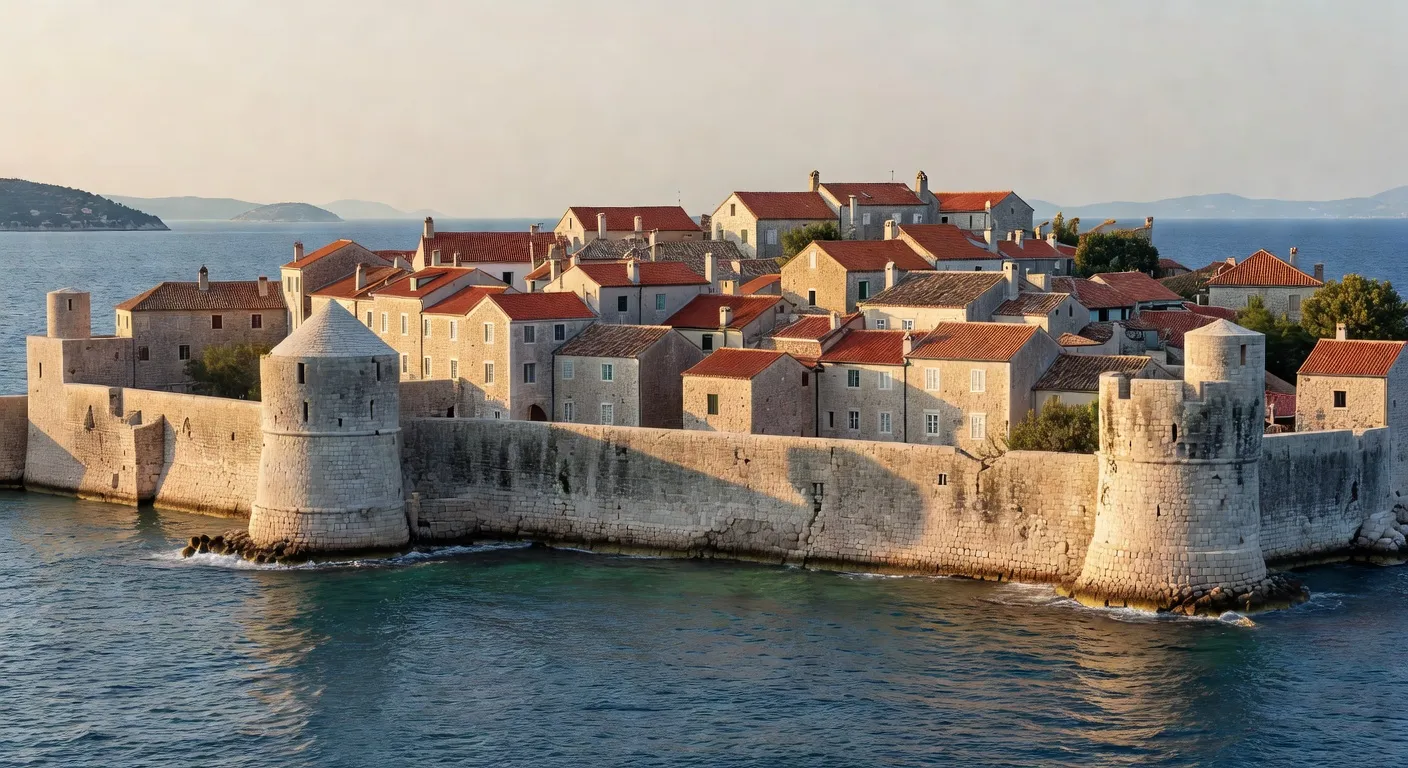 Fortifications de la vieille ville de Korcula