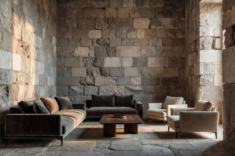 Cour intérieure d’un appartement ancien dans le palais de Dioclétien à Split