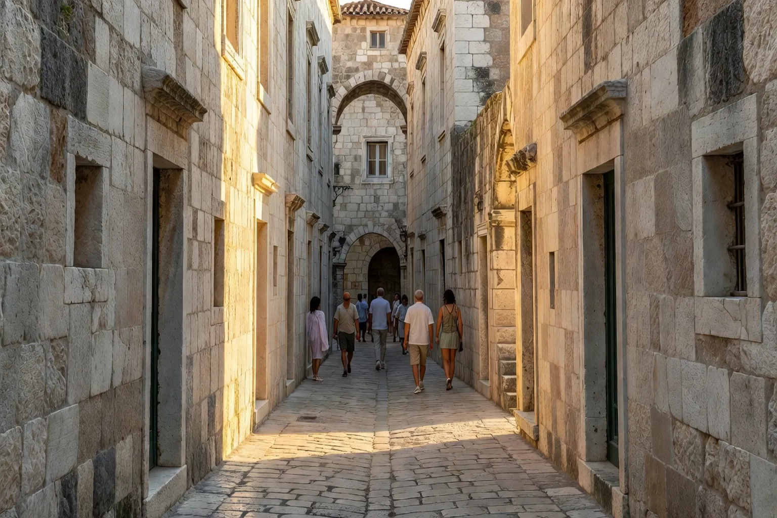 Appartement dans le palais de Dioclétien à Split : témoignage